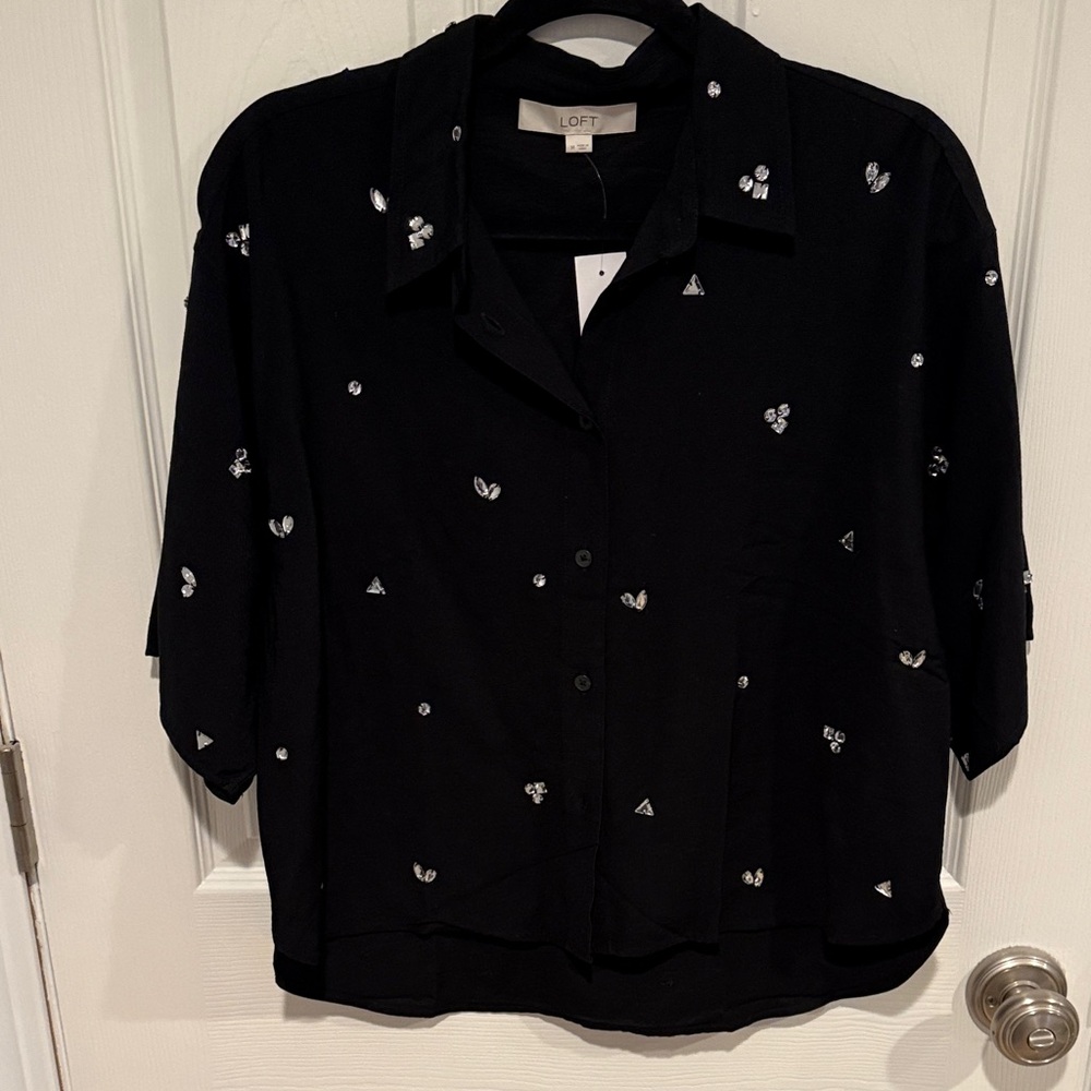 LOFT Embellished Top